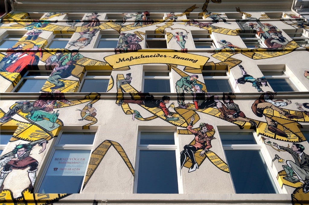 Urban Art Frankfurt – alternative Perspektive auf das Fassadenmural